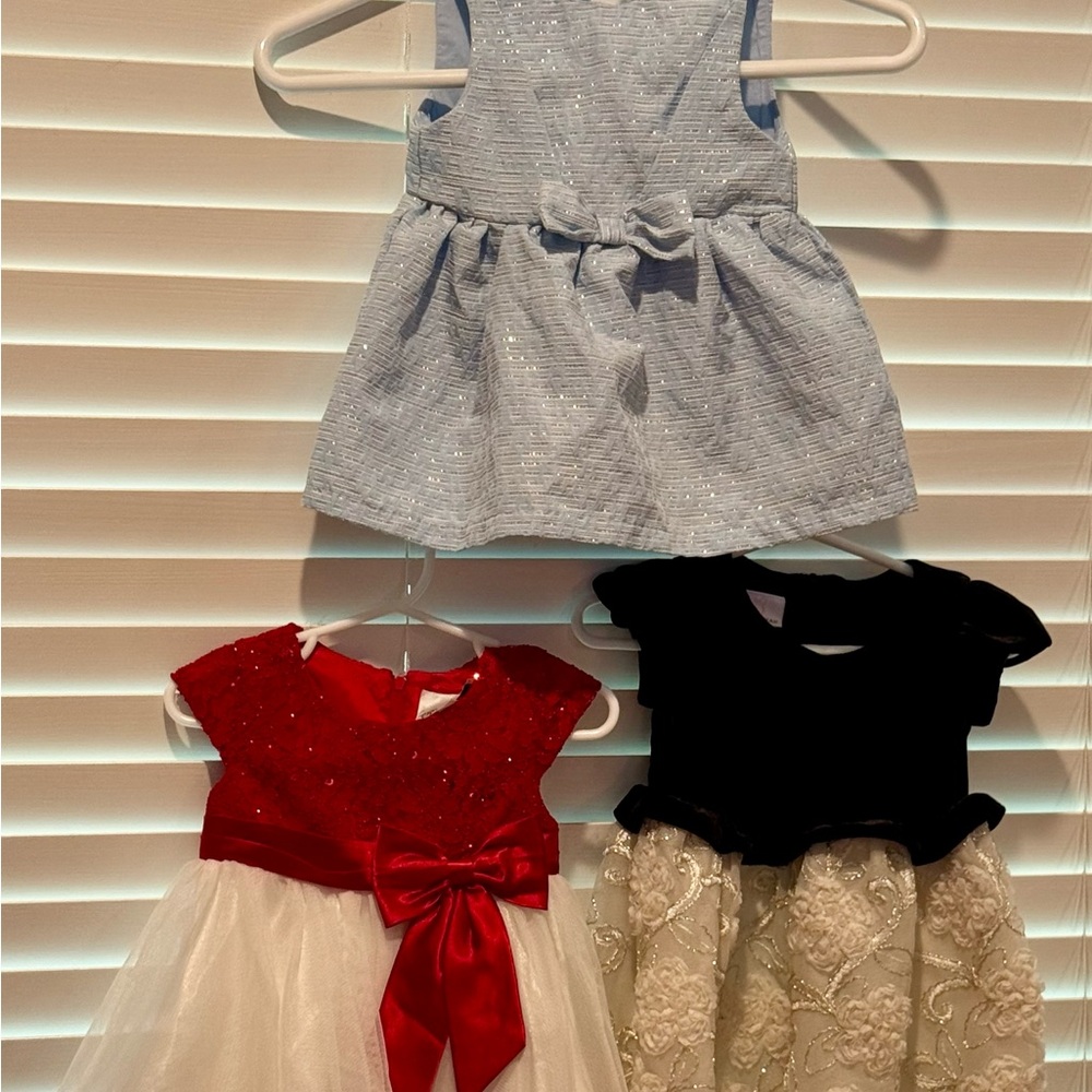 3 size 12month Elegant Dresses